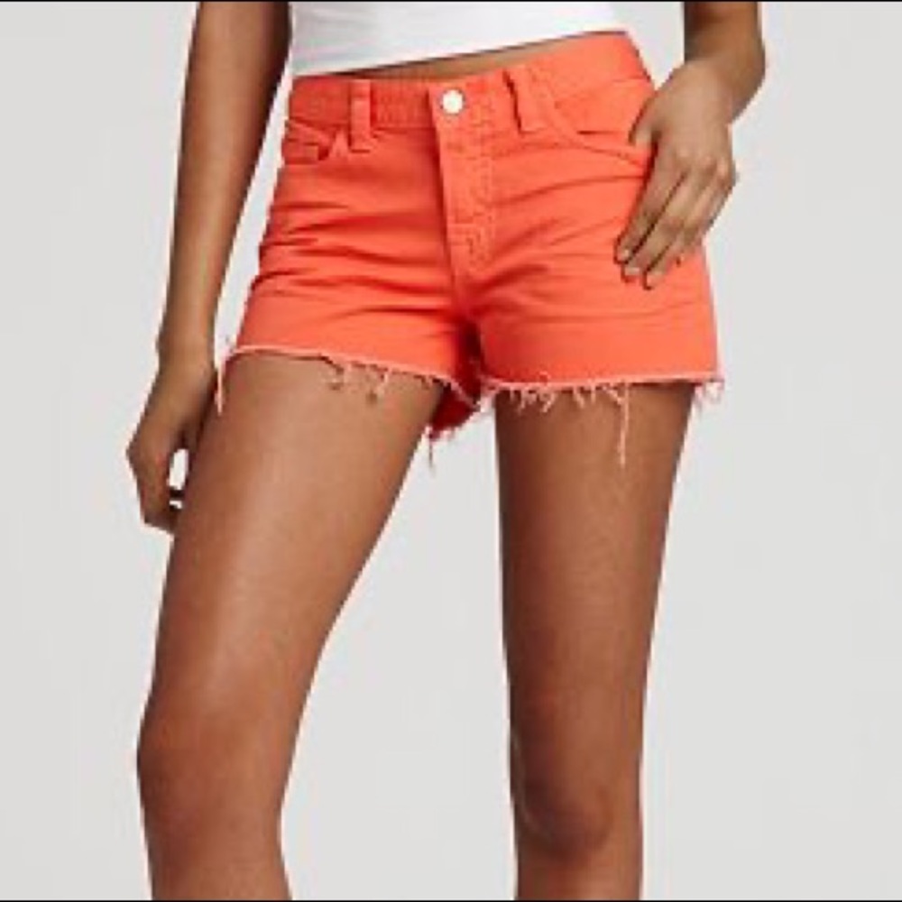 J Brand Tangerine Cut Off Shorts - Size 27